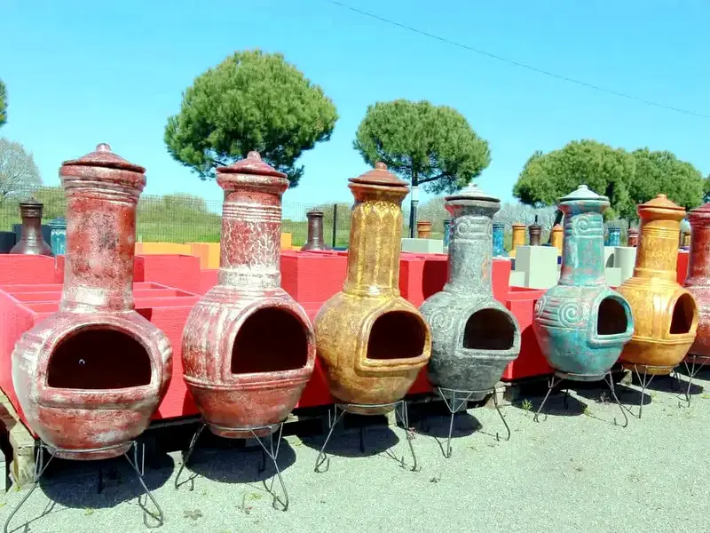 Braseros différentes couleurs