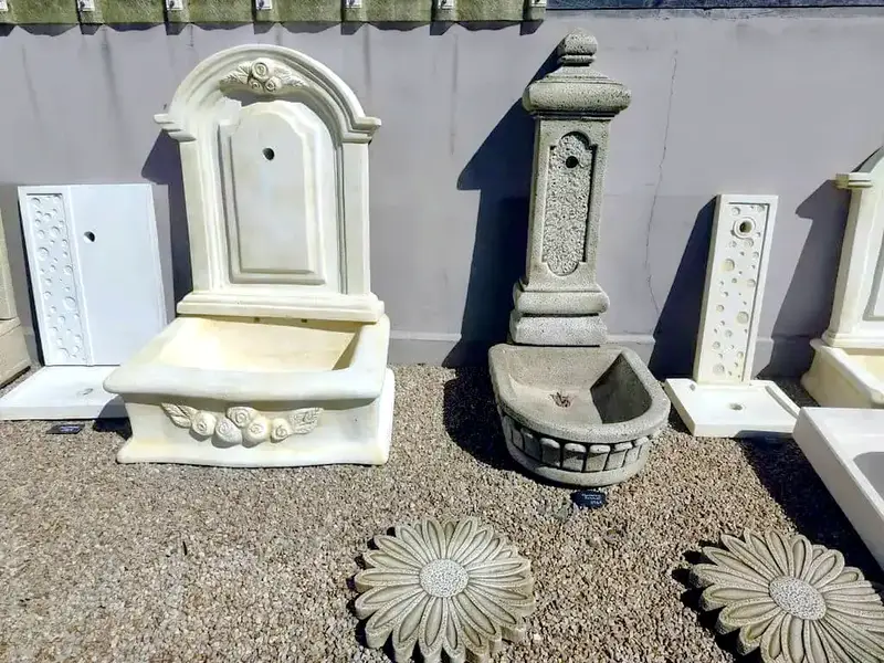 Fontaines murales styles