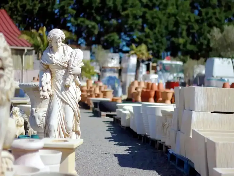 Statue personnage moisson